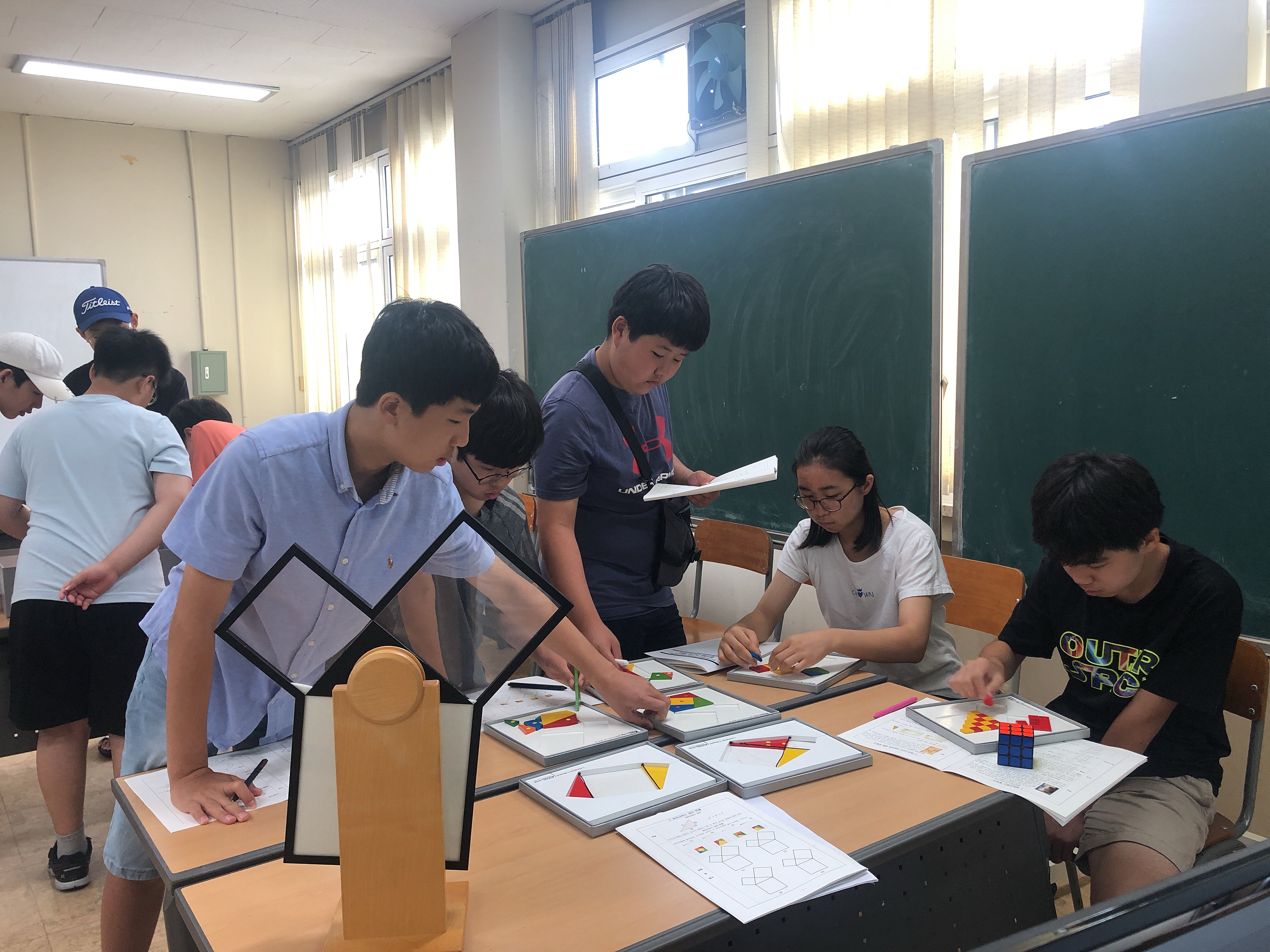 [충남대학교 과학영재교육원] 평면도형 탐구 08월 07일 활동사진 썸네일 이미지